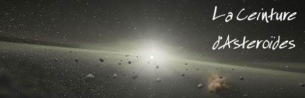 le ceinture d'asteroides